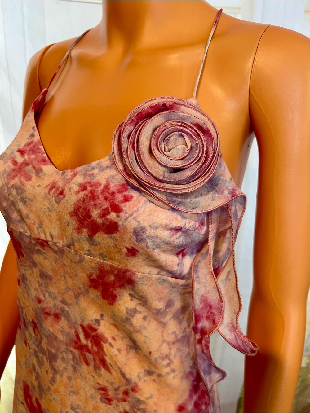 ASTR the label Floral Lavender & Pink Dress with Rosette Accent - Picture 5 of 8